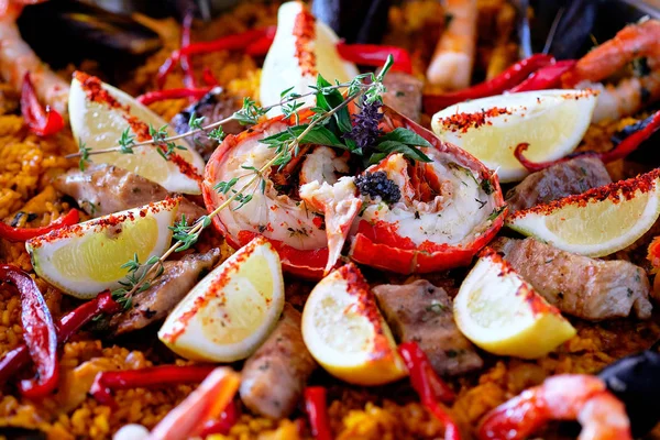 Paella — Stock Photo, Image