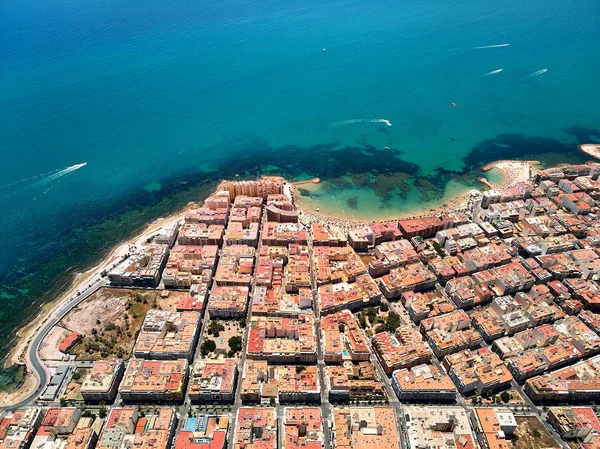 Luchtfotografie drone Point of View Torrevieja — Stockfoto