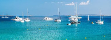 Las Salinas panoramik görüntü turkuaz Körfezi