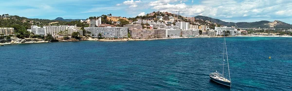 Panoramische luchtfoto van Santa Ponsa — Stockfoto