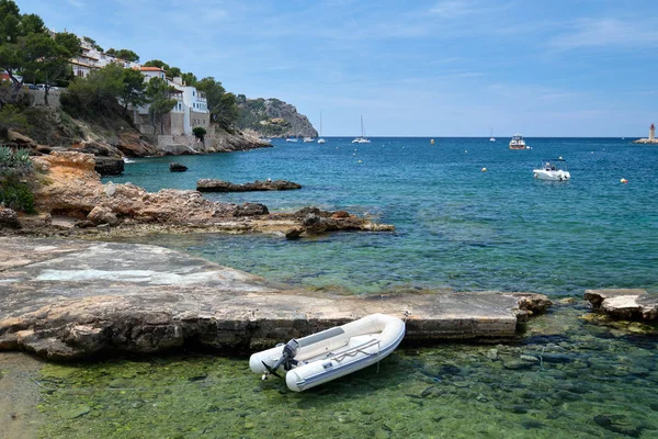 Mallorca Andratx Pitoresk plaj, İspanya — Stok fotoğraf