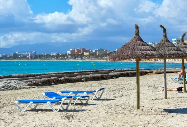 El Arenal Sandy Beach, Mallorca Island, Baleares, Spanien — Stockfoto