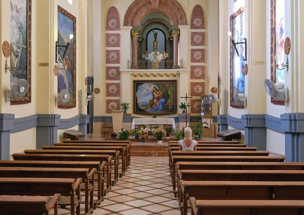 Interieur heiligdom van Santa Maria Magdalena — Stockfoto