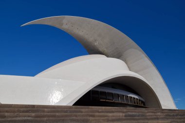 Ünlü Auditorio de Tenerife 'nin dışı