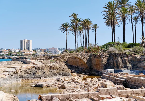 Banos Reina Xabia Javea Ruined Flooded Castle Costa Blanca Spai — Stock Photo, Image