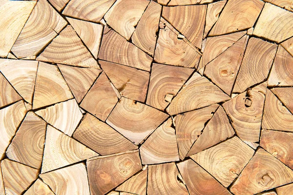Nahaufnahme Von Holz Feuerholz Wand Hintergrund — Stockfoto