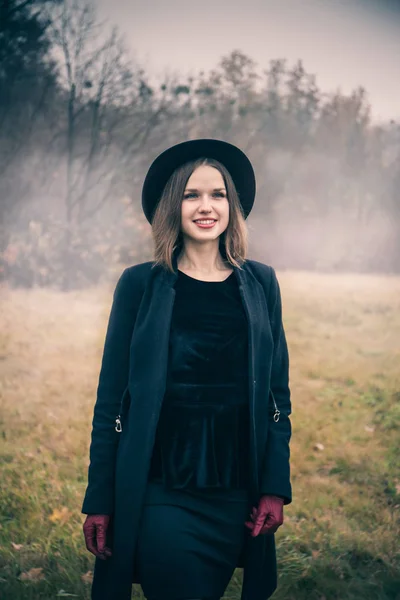 Portrait happy woman close-up — Stock Photo, Image