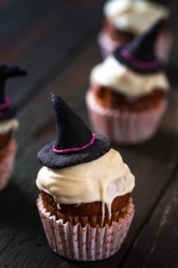 Halloween çörek bir cadı şapka