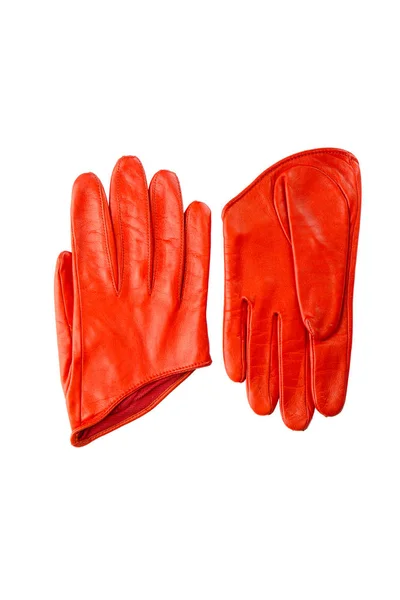 stock image Beautiful Women's gloves made of genuine leather