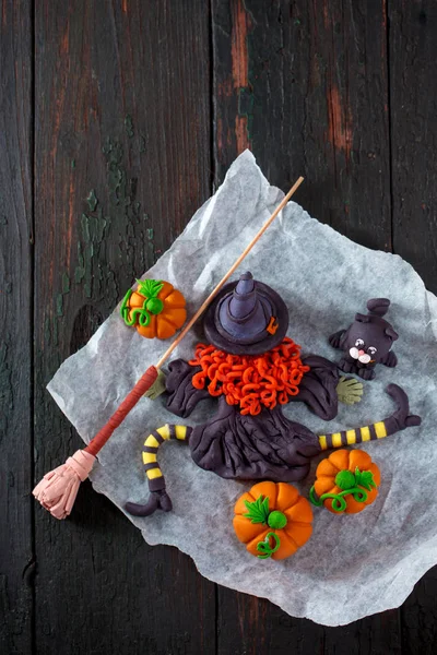 Decoración Para Torta Almáciga Para Celebración Halloween — Foto de Stock