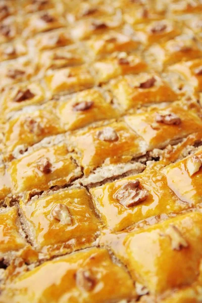 Baklava Mit Dem Süßen Dessert Aus Nüssen — Stockfoto