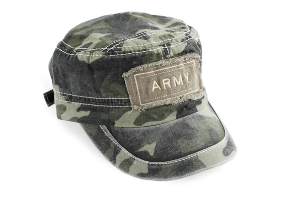 Army Cap Shielding Color — Stock Photo, Image