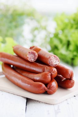 shpikachki ince tütsülenmiş sosis, Ukraynalı mutfağı, Natürmort