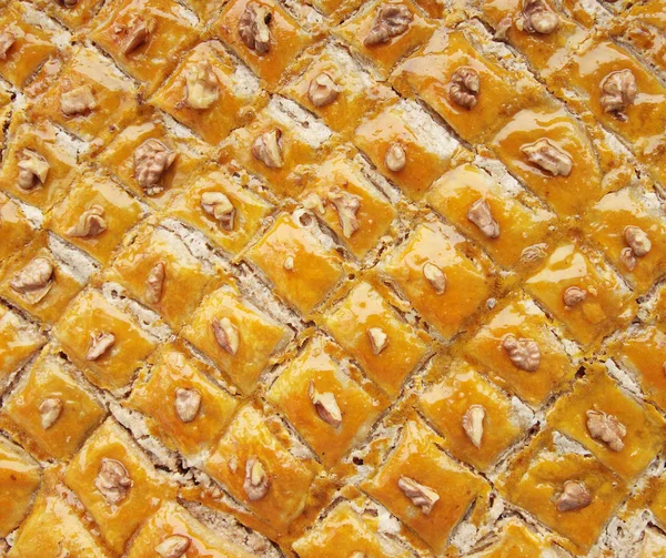 Baklava Orientale Dessert Sucré Gros Plan — Photo