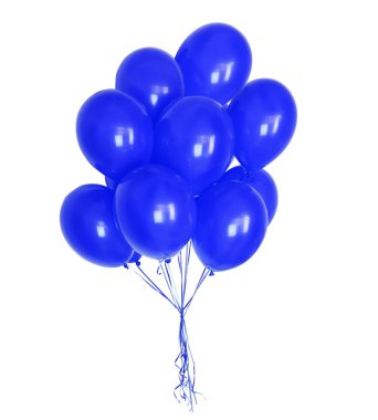 büyük balon, beyaz arka plan üzerinde izole demet