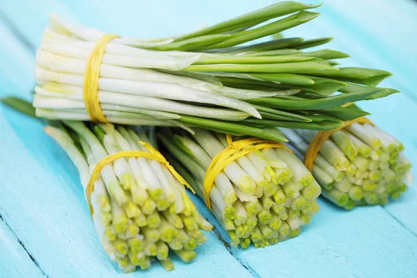 Mazzi Ramson Uova Sode Insalata Primavera — Foto Stock