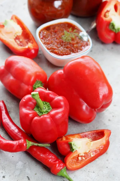 Acute Chutney Paprika Pepper Chilli — Stock Photo, Image