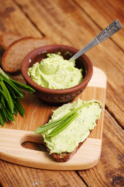 Savory Snacks Spicy Butter Wild Garlic — Stock Photo, Image