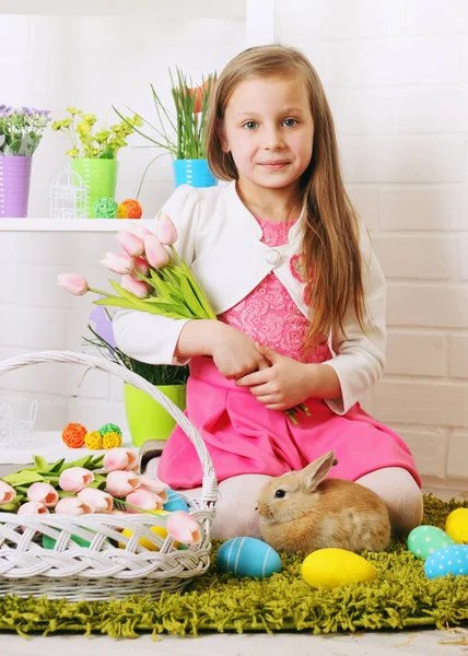 Children Interior Decorations Day Easter — Stock Photo, Image