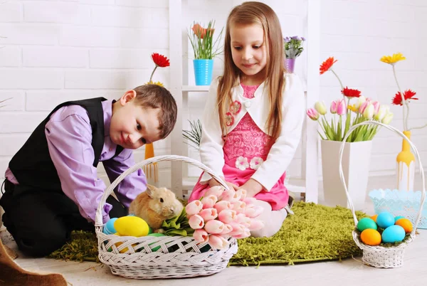 Children Interior Decorations Day Easter — Stock Photo, Image