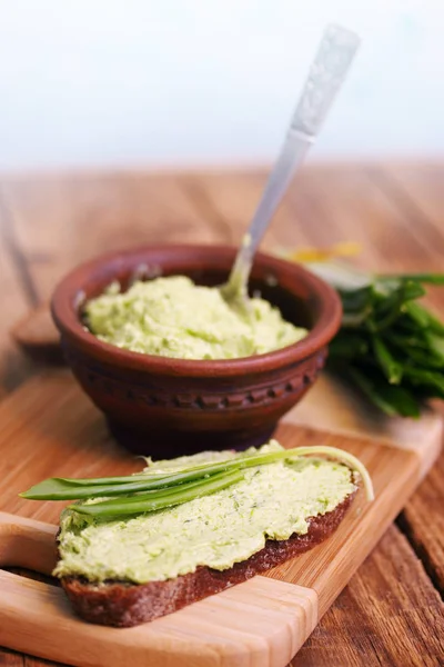 Savory Snacks Spicy Butter Wild Garlic — Stock Photo, Image