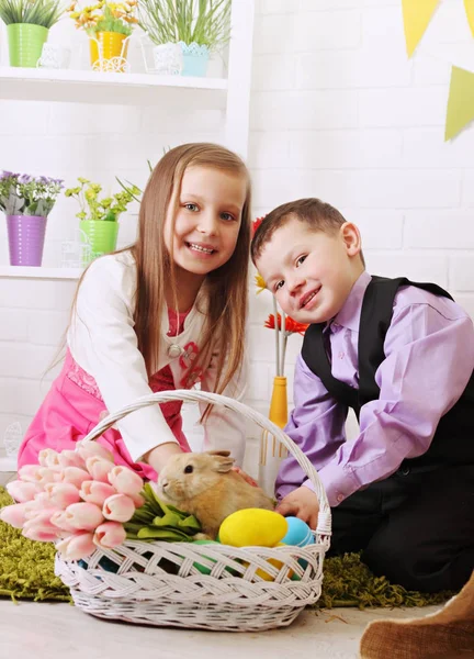 Children Interior Decorations Day Easter — Stock Photo, Image