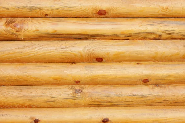Wooden Logs Wall Construction Royalty Free Stock Images