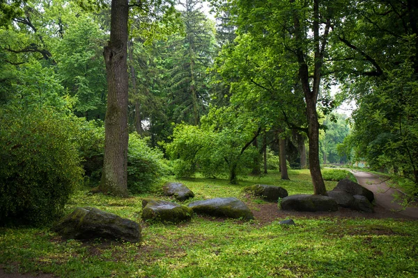 Big boulders of stones, Park Alexandria — Stock Photo, Image