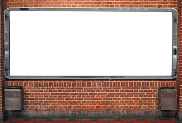 Leere Plakatwand Mit Platz Für Ihren Text Oder Fügen Sie — Stockfoto