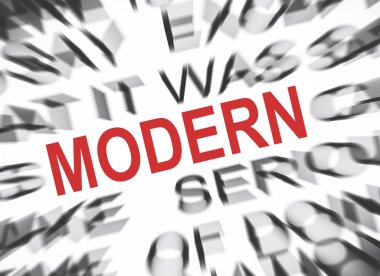 Mevsimlik metin odaklanma modern ile