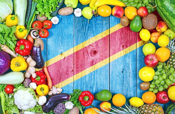 Свіжі Фрукти Овочі Демократичної Республіки Конго — стокове фото