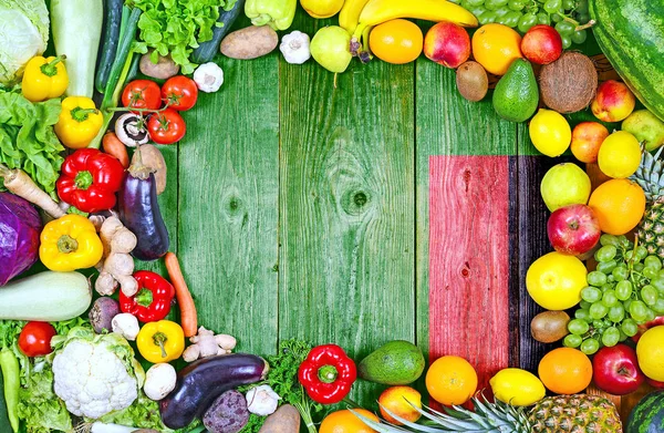 Färsk Frukt Och Färska Grönsaker Från Zambia — Stockfoto