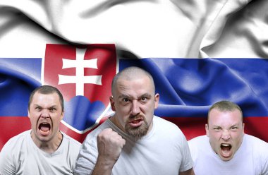 Slovakyalı kızgın adamların kavramsal imajı