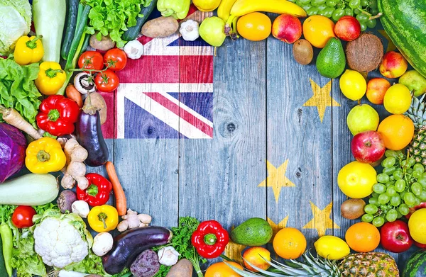 Frutas y hortalizas frescas de Tuvalu — Foto de Stock