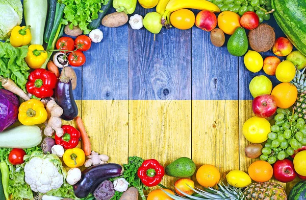 Čerstvé ovoce a zelenina z Ukrajiny — Stock fotografie