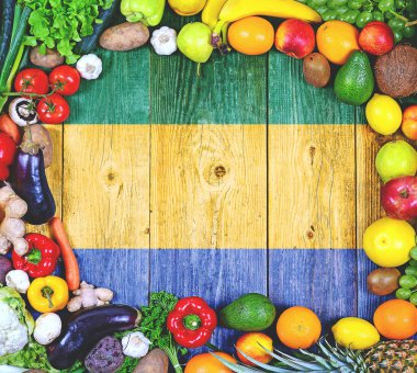 Gabon 'dan taze meyve ve sebze