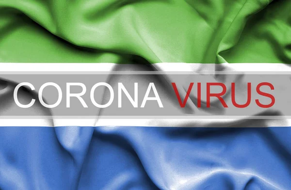 Koronavirus Sierra Leone — Stock fotografie