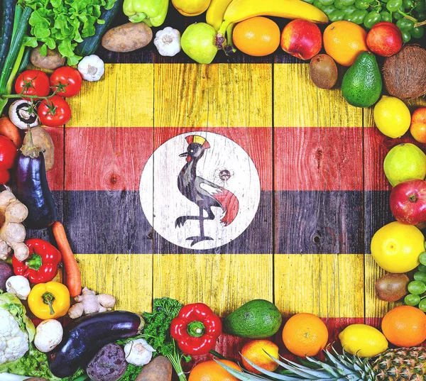 우간다에서 과일과 — 스톡 사진