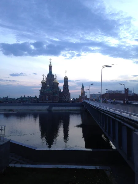 Joschkar Ola Stadt Mari Russland Kathedrale Der Verkündigung Der Seligen — Stockfoto