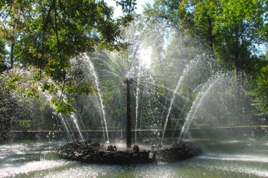 Çeşme Peterhof alt Park'ta güneş