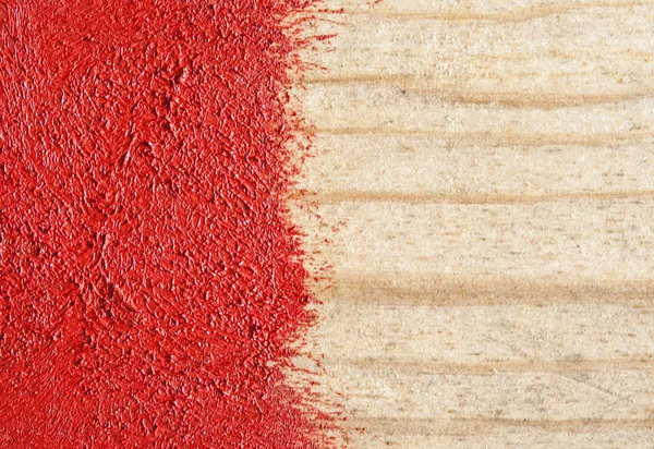 Красная Краска Старом Деревянном Фоне — стоковое фото