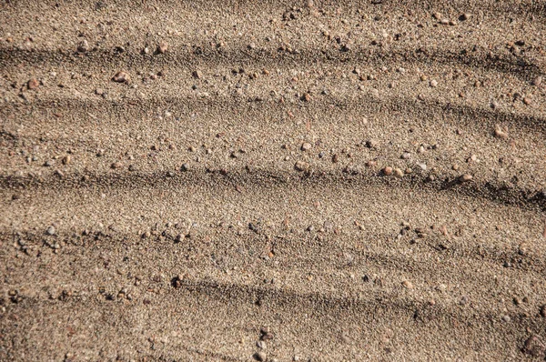 Top View Sandy Beach Background Copy Space Visible Sand Texture — Stock Photo, Image