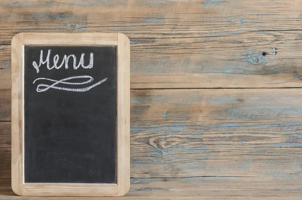 Menu Chalk Handwritten Vintage Retro Chalkboard Menu Restaurant Work Design — Stock Photo, Image