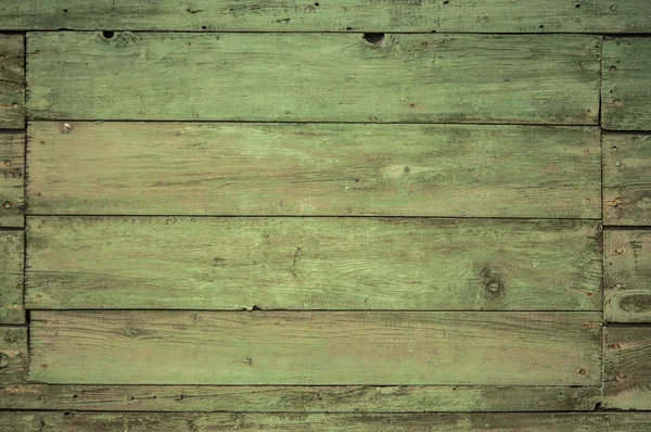 Old Green Painted Boards Use Background — Stock Photo, Image
