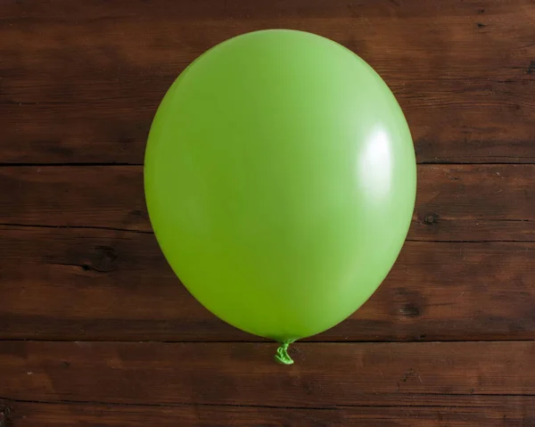 Ballon Wooden Floor High Top View Holiday Carnival Birthday Party — Stock Photo, Image