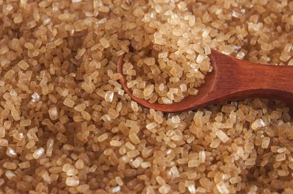 Sağlıklı üzerinde eski tahta kaşık şeker kamışı