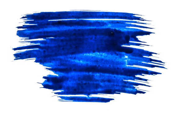 Tah štětce abstraktní modrá vlna — Stock fotografie