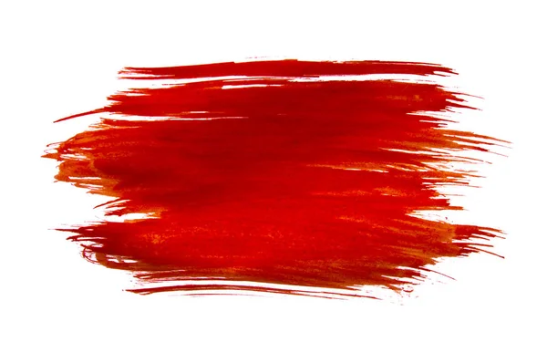 Abstract red wave brush stroke — Stock Photo, Image