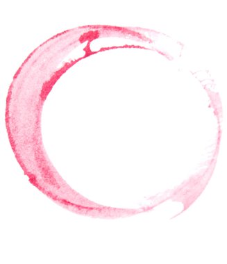 Yuvarlak daire kare bir boya vuruş ile yapılan bir tasarım öğesi olarak