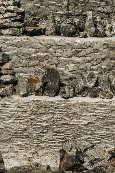물 돌 벽 배경에 가을 — 스톡 사진